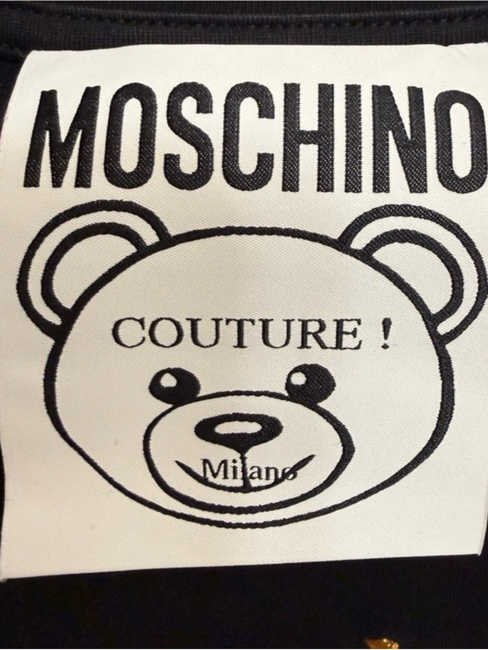 Moschino Couture Teddy Bear T-Shirt Dress – Size US 2 - Picture 6 of 8